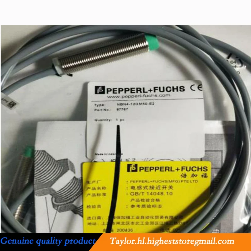 Оригинальный Pepperl + Fuchs Бесконтактный переключатель NBB3-V3-Z4 прямоугольный DC 24V
