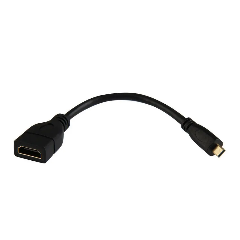 Кабель-переходник Micro Hdmi Male D To Hdmi Female A Jack 1080P Micro Hdmi Male D и гнездового разъема Hdmi Adapter