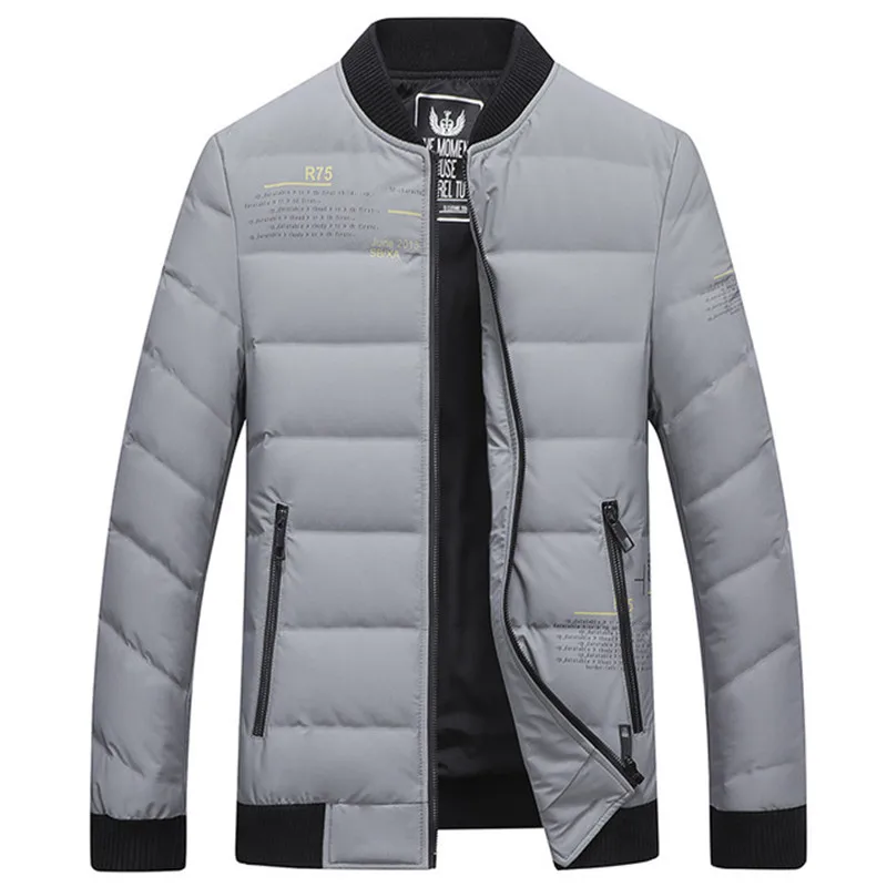 

New Winter Down Jacket Men Warm Coat Windbreak Duck Outwear Military Business Anti-deformation Thick Jacket