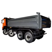 114 Engineering Car Compartment Model Dump Truck 8X8 Mud Head Engineering Car Compartment Can Be DIY Painted Car Model