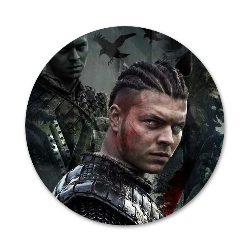 58 мм Рагнар Лодброк Викинги серии значок брошь заколка аксессуары для одежды