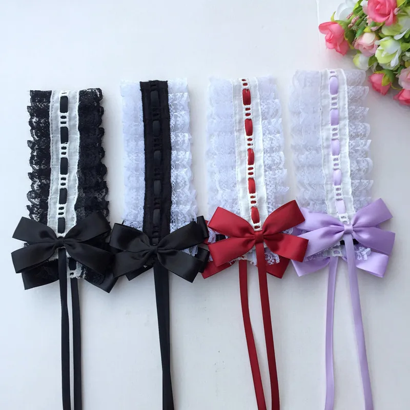 

Free shipping fashion lolita lace bow women hairbands girl's headbands lady's headwear hair accessories headwrap