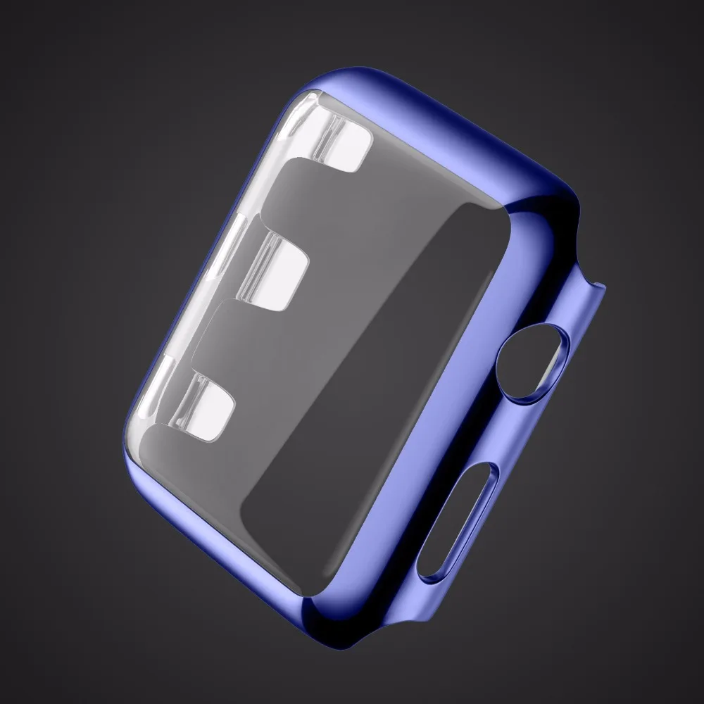 Защитный чехол для Apple Watch 38 мм 42 защитный ПК с защитой экрана универсальная