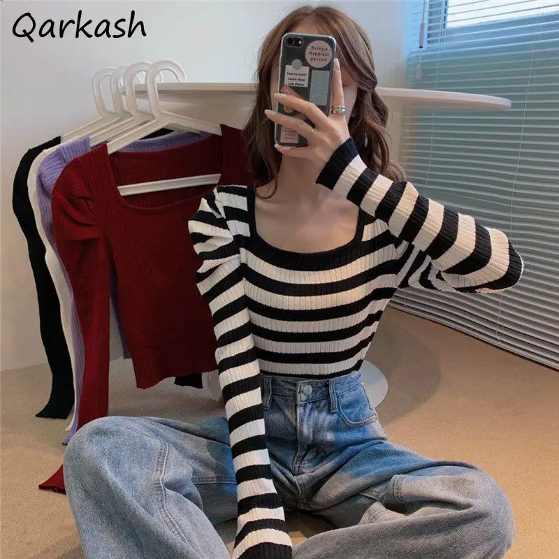 

Женский свитер с длинным рукавом, яркие цвета