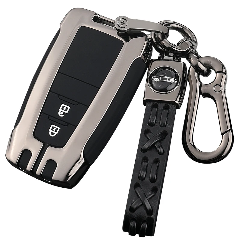 

Zinc alloy key shell is suitable for Toyota CHR key cover 8th generation Camry Yize Yalong automobile metal key shell buckle