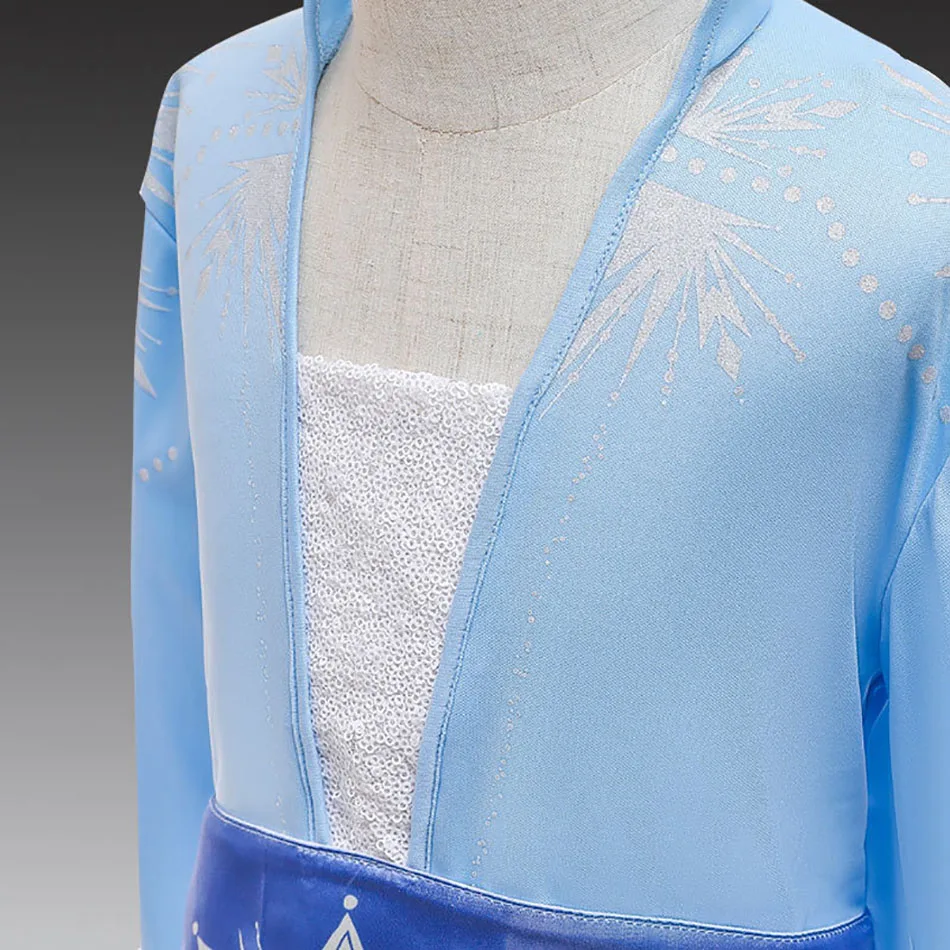 Костюм принцессы Эльзы для косплея из мультфильма Снежная королева |