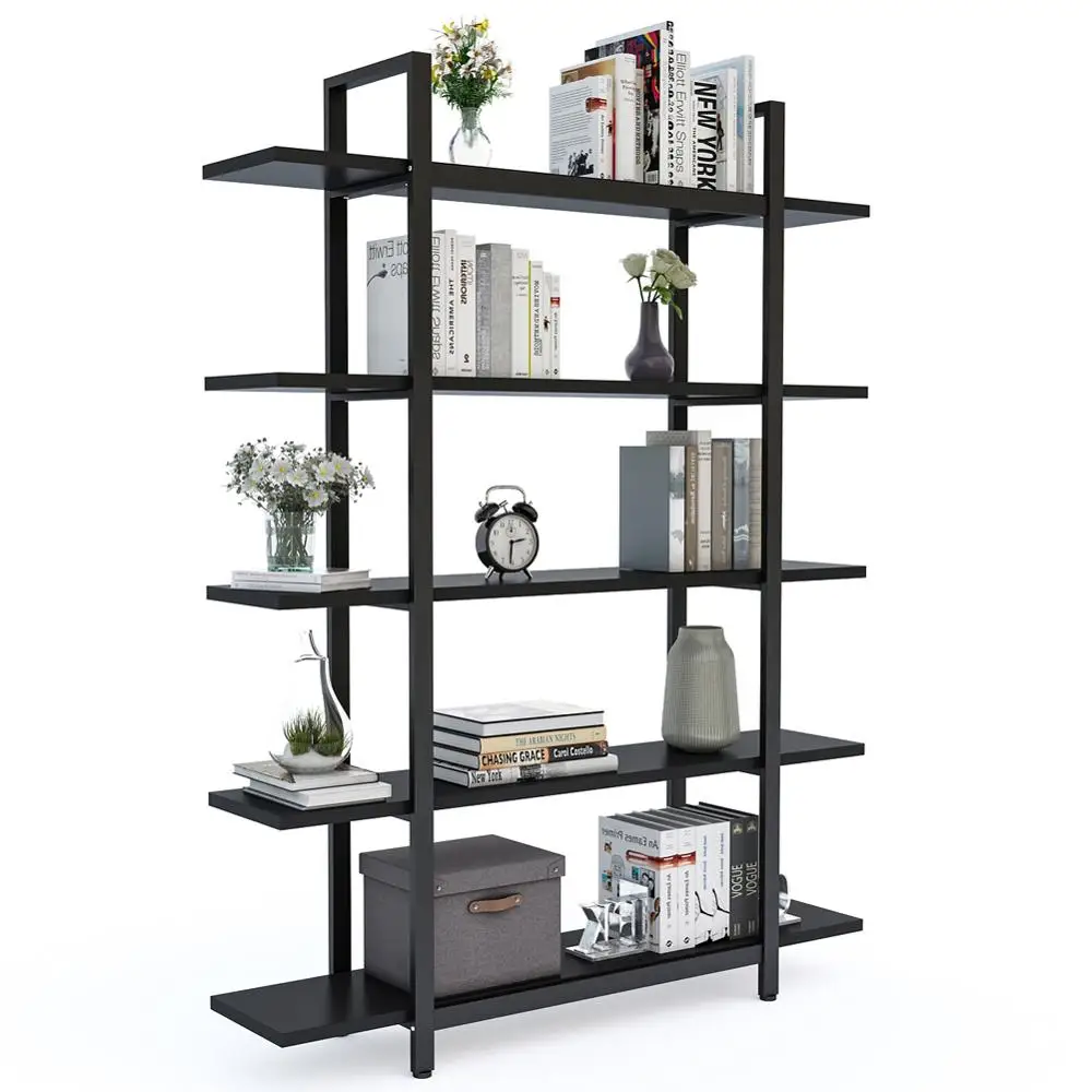 Деревянная доска 5 уровневая книжная полка винтажный промышленный стиль