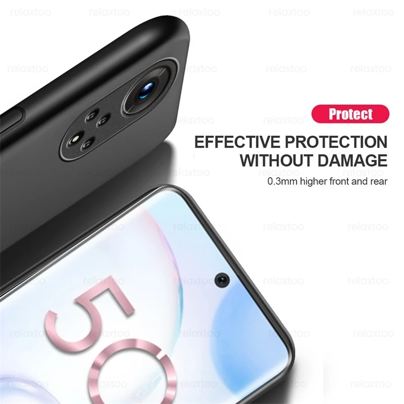 Автомобильный Магнитный кожаный чехол для Honor 50 Honor50 Xonor NAM-LX9 6 57 &quotбампер из ТПУ