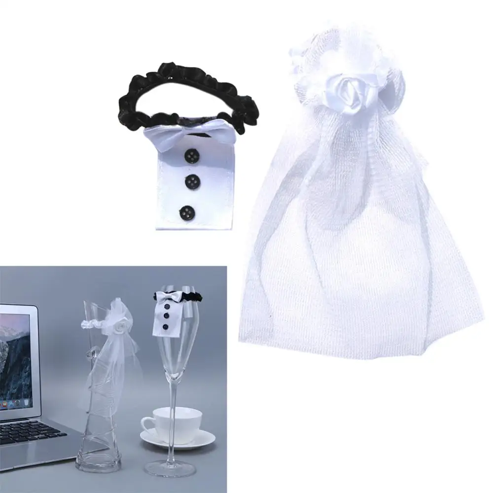 2 шт. свадебное украшение стола стеклянная крышка для чашки вина Свадебный костюм