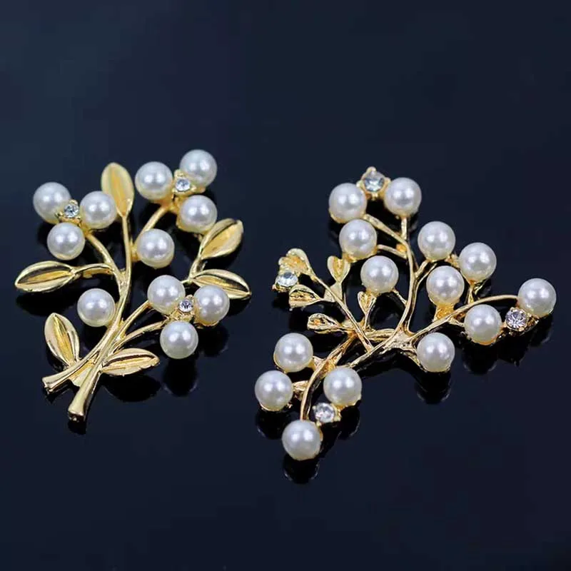 2018 Новинка 60 шт. стразы и жемчужные пуговицы из сплава для сделай сам Аксессуары