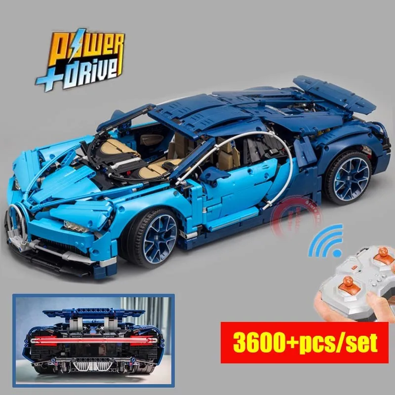 Новый Technic RC двигатель гоночного автомобиля PowerSuper модель спортивного подходит