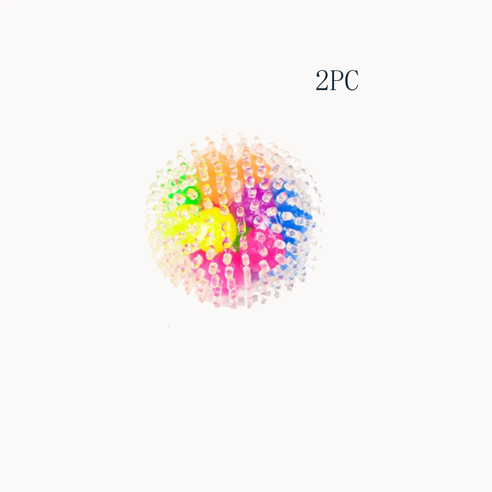 

Fidget Toys Colorful Spongy Rainbow Ball Toy Squeezable Pressure Toy Stress Relief Ball Toy For Kids Adults Funny Toys L4