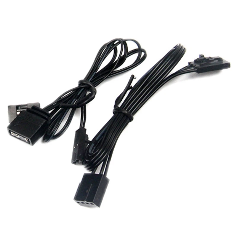 IDE/SATA 1-6 способов PWM/ARGB HUB порты 4Pin охлаждающий разветвитель вентилятора кабель PC
