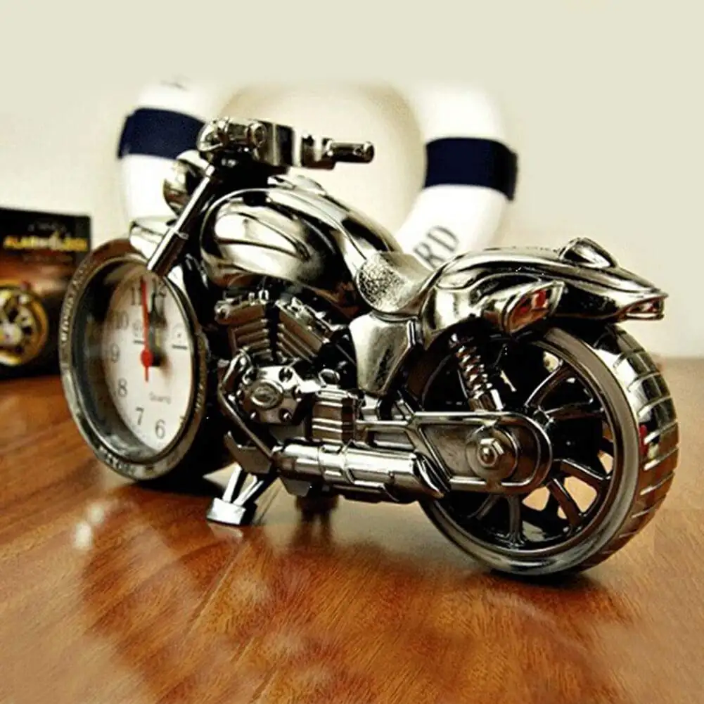 Классные Будильник мотоцикл модели модные солнцезащитные очки в стиле ретро с