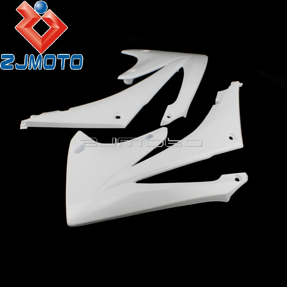 Белый защитный кожух радиатора для мотоциклетного велосипеда Honda CRF450R 2009-2012 CRF250R