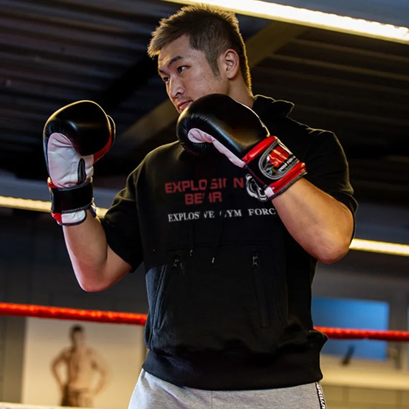 2020 Модные мужские толстовки для бодибилдинга толстовка без рукавов спортивный