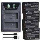 1380 мАч NP-W126 NP W126 NP-W126S аккумулятор + светодиодный встроенный USB двойное зарядное устройство для Fuji X-Pro1 XPro1 X-T1 XT1,HS30EXR HS33EXR X PRO1