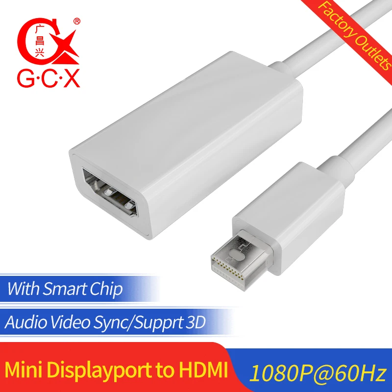 Мини кабель DP-HDMI адаптер Thunderbolt Mini display port to HDMI конвертер адаптер для Apple Mac Pro Air notebook