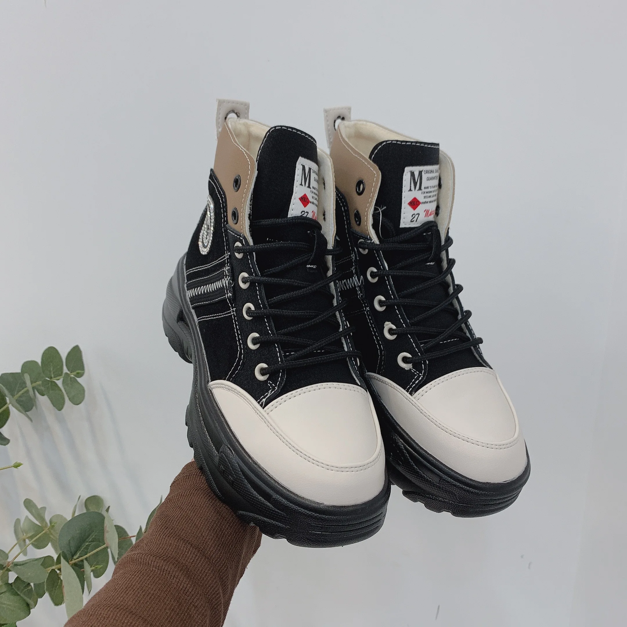 Женские ботинки martin коллекция 2019 года модные повседневные Полусапоги на толстой