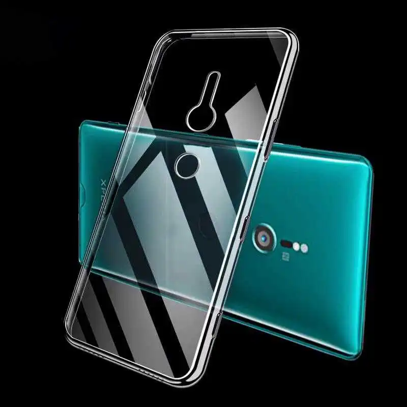 Ультра тонкий прозрачный мягкий чехол для Sony Xperia XZ3 XZ2 XZ1 Compact XZ Premium XZs