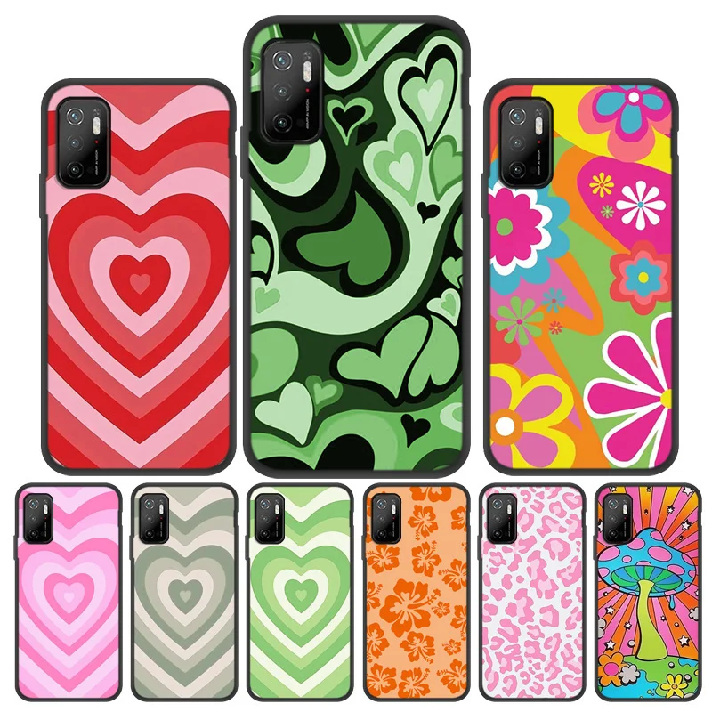 

Heart Circle Case For Xiaomi Mi 11 Lite 5G Case Mi 12 10T Pro A3 Redmi Note 10 11 9 Pro Poco X3 M4 Pro M3 F3 Soft Silicon Cover