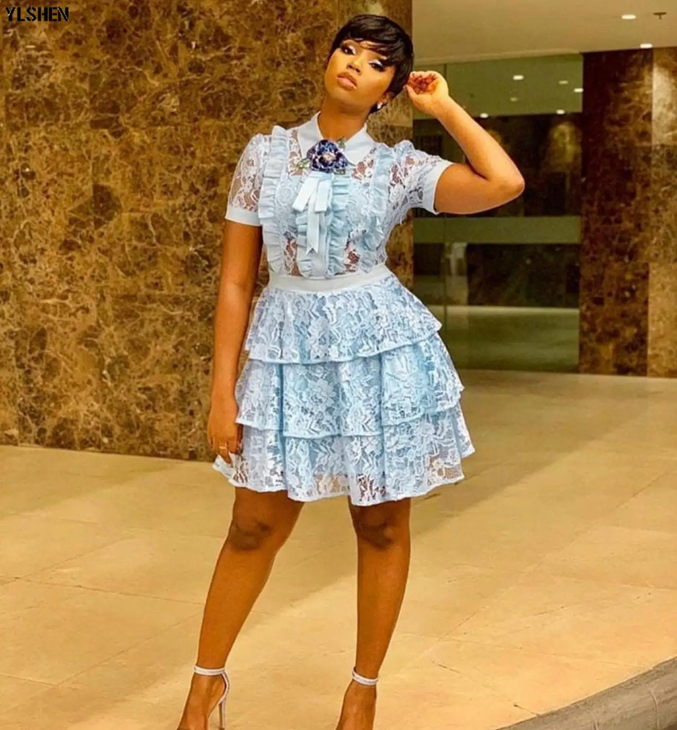 

Платья в африканском стиле для женщин, летняя одежда в африканском стиле, элегантные платья Анкары, супер эластичное модное платье в африка...