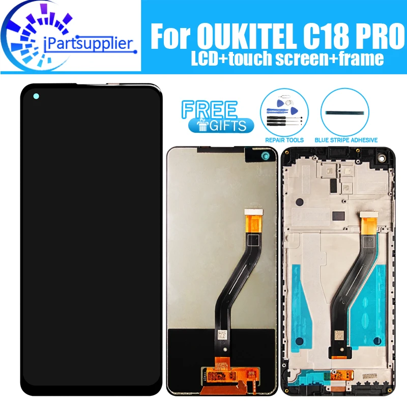 ЖК дисплей Oukitel C18 PRO + сенсорный экран в сборе 100% оригинал протестированный