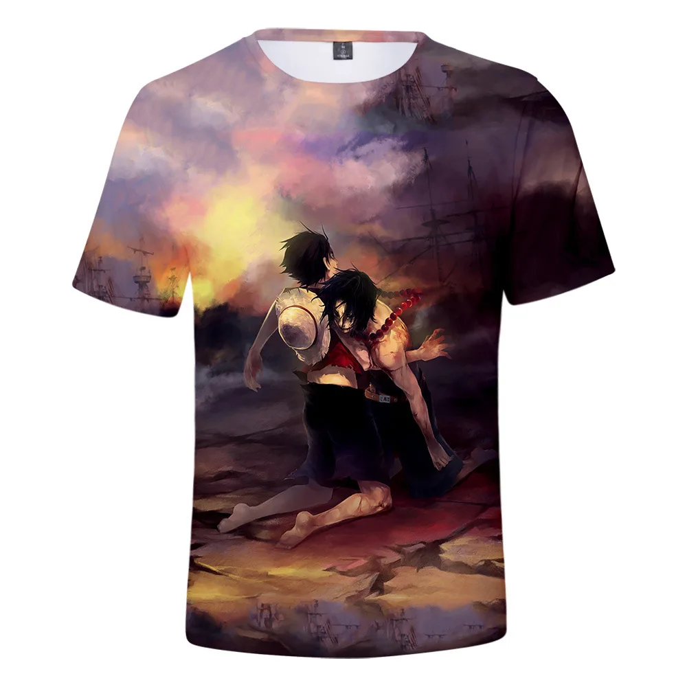 

2020 New 3D Print Monkey D. Luffy Men/Women t shirt Casual Summer Hip hop Tops Loose Tees ONE PIECE Short Sleeve Streetwear