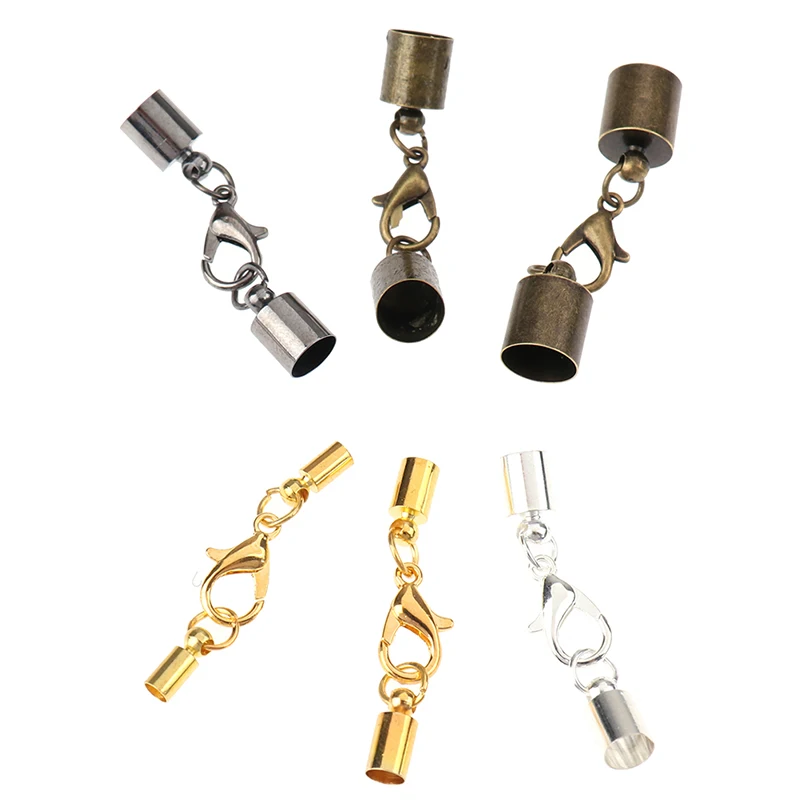 Кожаный шнур браслет Омаров застежки крючки щипцы наконечник колпачки ювелирные