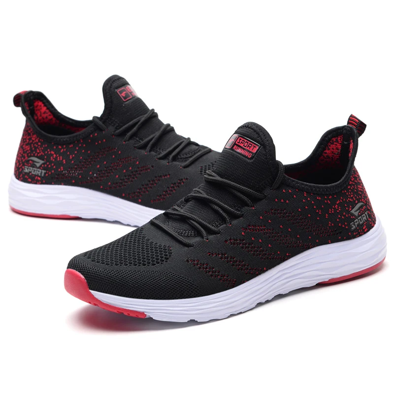 Новинка года; мужские и женские кроссовки; zapatillas mujer Deportiva; дышащие кроссовки со шнуровкой для девочек; мягкие спортивные кроссовки на плоской подошве - Цвет: black man  sneakers