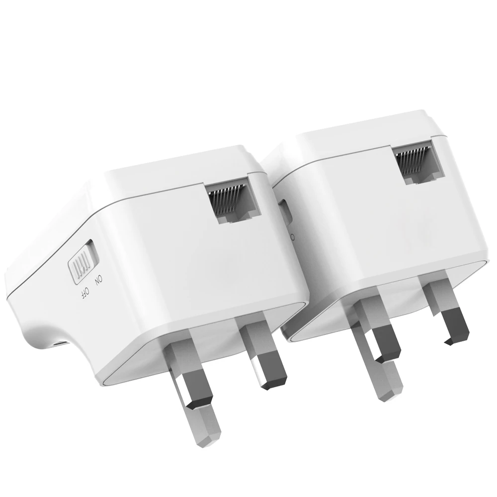 Wavlink 1 пара 500 Мбит/с сетевой адаптер питания Ethernet PLC Адаптер Комплект Homeplug AV Plug and Play IPTV линия питания AV500 EU/US