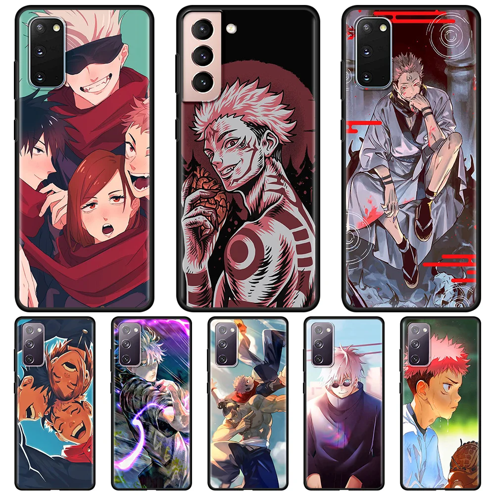 

Mobile Phone Case For Samsung Galaxy S20 FE S21 Ultra S10 Plus S20 S21 S9 Plus S10e Back Cover Note 20 9 Jujutsu Kaisen
