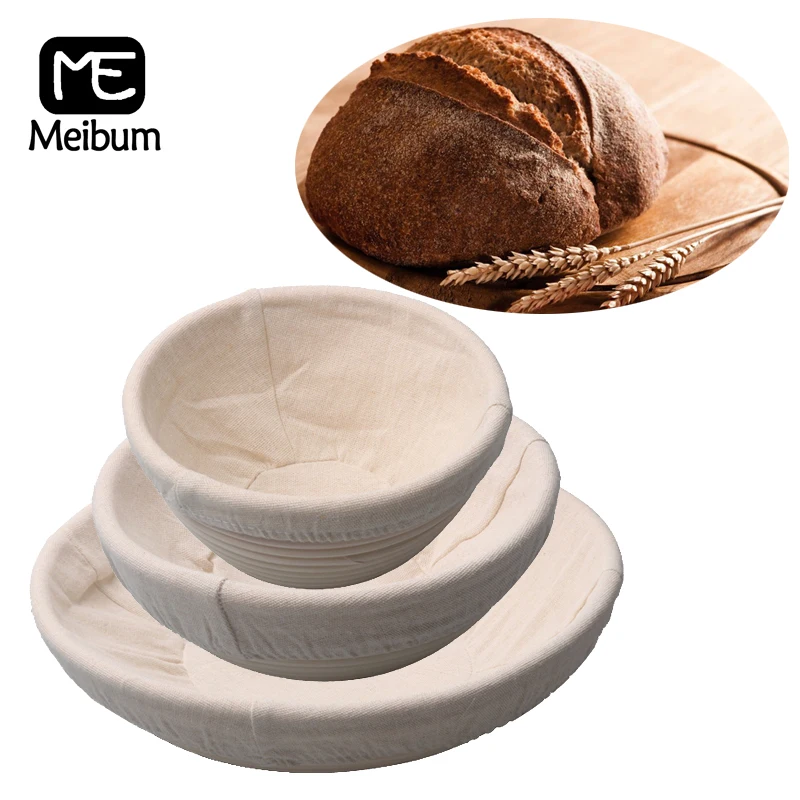 Meibody10 размеров круглых металлических корзин из ротанга корзины для теста с