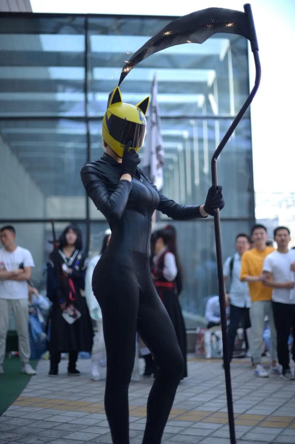 Японский аниме Durarara! DuRaRaRa Celty Sturluson Косплей Костюм Комбинезон на Хэллоуин из