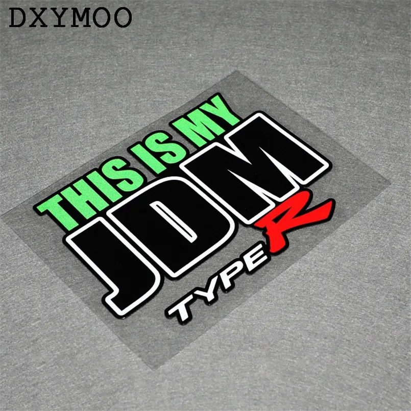 Это MY JDM Тип R Автомобильная наклейка s HF hellafпышная Наклейка на окно наклейки 15x11 см