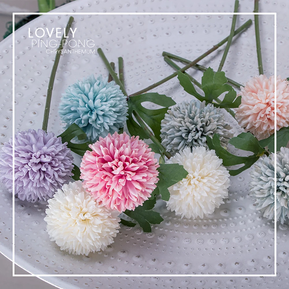 1 шт. искусственная Хризантема ткань имитация цветок Офис Отель домашний Декор