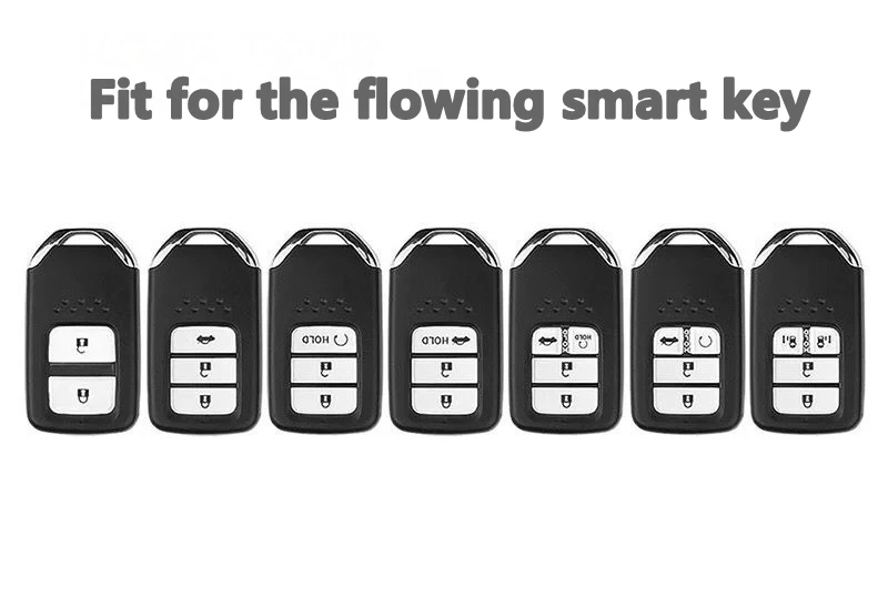 Автомобильный чехол для ключей из алюминиевого сплава кольцо Honda Civic EX Accord CR-V CRV
