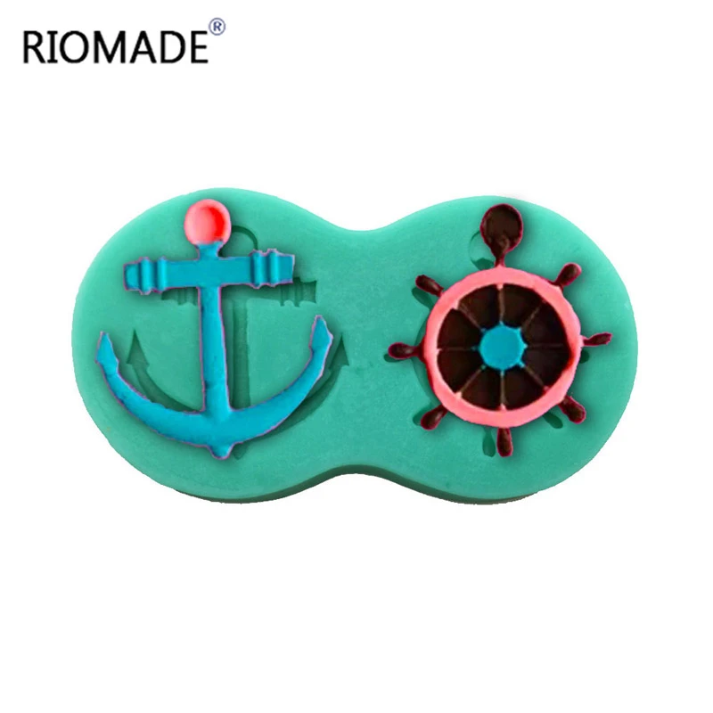 Силиконовая форма с якорем для украшения торта F0200CM | Дом и сад