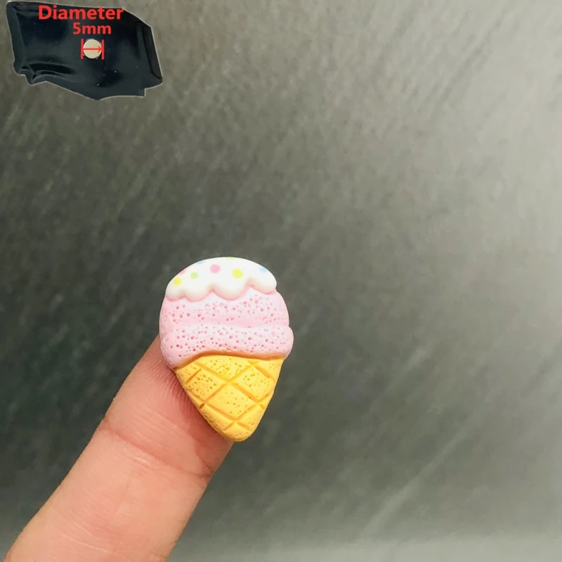 7 шт. милые Мультяшные фотообои из смолы в виде мороженого печенья напитков