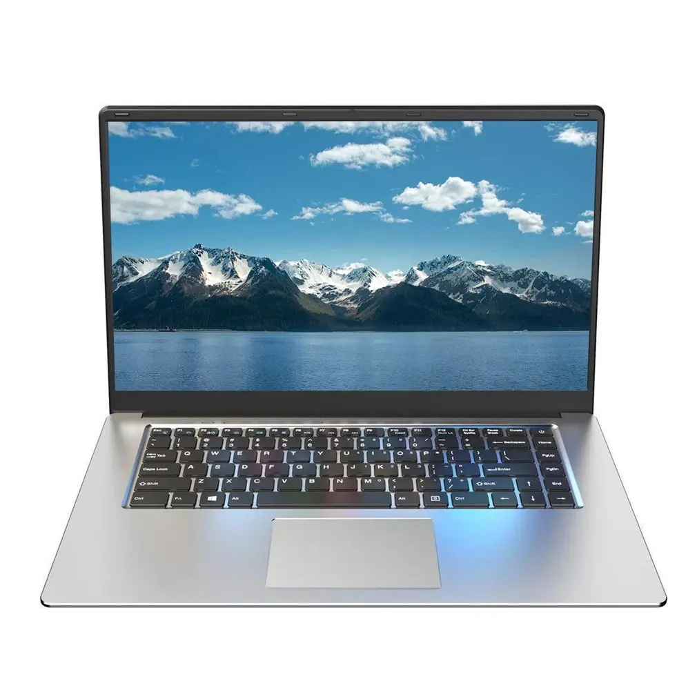 

15.6-inch Silver Ultra-thin Laptop CPU Intel Celeron 8350 Beautiful Durable And Practical Multifunctional Laptop