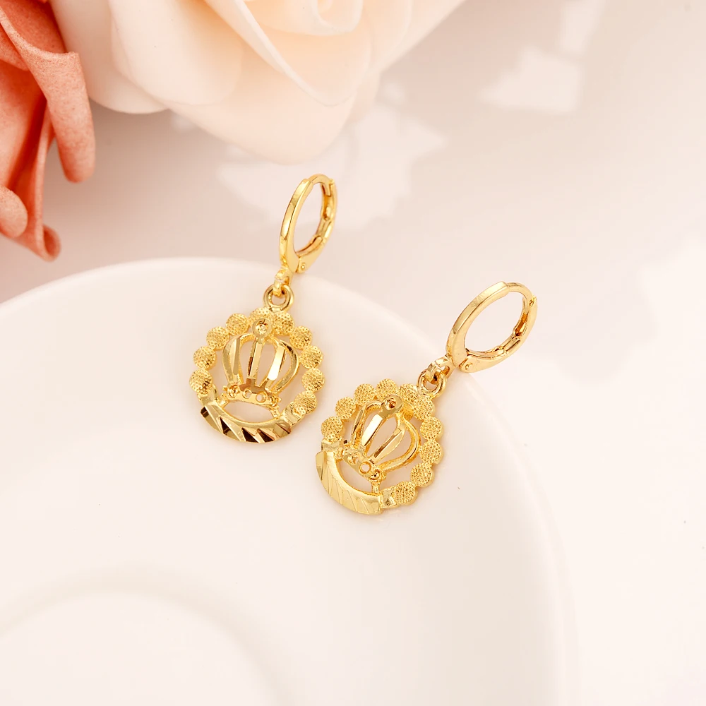 Золотые серьги в форме сердца для женщин/девочек детские любовь модные украшения