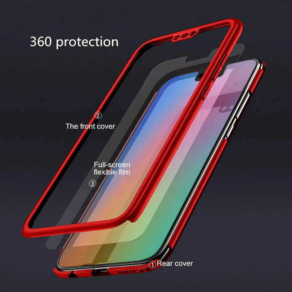 BALMORA 360 Полный чехол для huawei P30 P20 Lite Pro защитная задняя P10 P9 P Smart 2019 со стеклом |