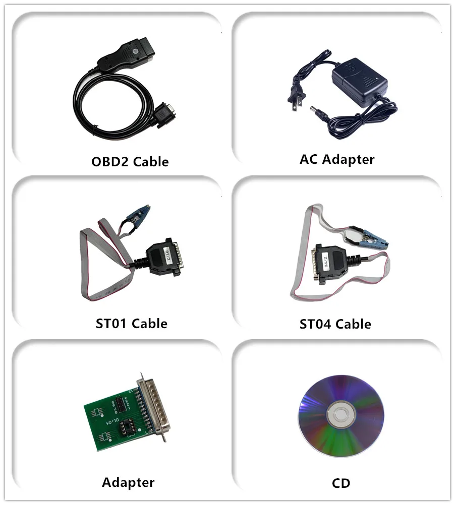 Оригинальный VSTM Digiprog III V4.94 3 с OBD2 ST01 ST04 кабель коррекция одометра инструмент Digiprog3