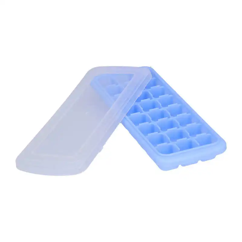 Формы для льда лотки легко снимаются эластичный силикон 24 решетки чистить
