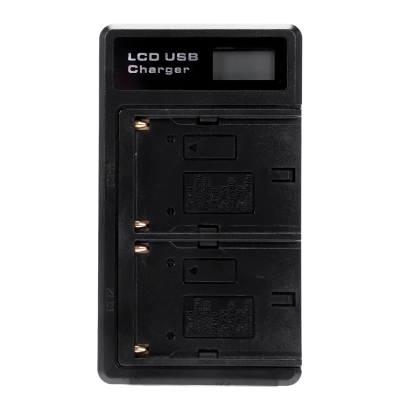 Горячее предложение-2 шт. Np-F550 батарея и ЖК-Двойной аккумулятор Usb зарядное