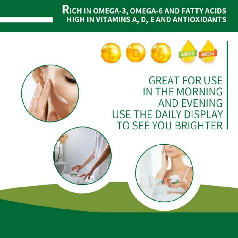 Натуральное органическое масло семян конопли витамин С Е увлажняющий крем для