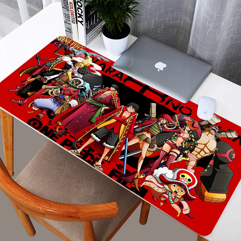 

One Piece Non-Slip Mouse Carpet Desk Large Extended Mousepad 900mmX400mm gaming Mouse Pad For CSGO LOL