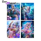 Алмазная краска для красивой девушки Ever Instant, красочная картина, рисование алмазными бусинами, искусство, полимерная дрель, ручная работа, подарочный набор 4Y595