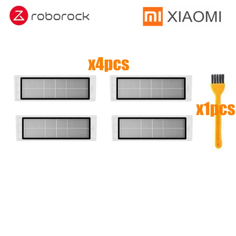 4 Основная щетка+ hepa фильтр+ боковая щетка для xiaomi Mi Робот Запчасти для пылесоса xiaomi пылесос аксессуары roborock s5 - Цвет: 4