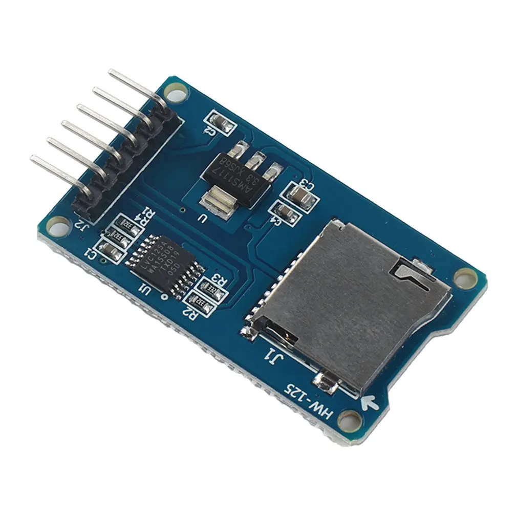 Безопасная цифровая карта памяти TF защитный модуль SPI Micro-SD Плата расширения для